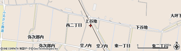 福島県浪江町（双葉郡）酒田（中谷地）周辺の地図