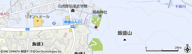福島県会津若松市一箕町大字八幡（弁天下甲）周辺の地図