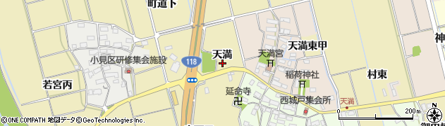 福島県会津若松市神指町大字中四合周辺の地図