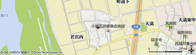 福島県会津若松市神指町小見周辺の地図