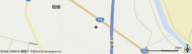 福島県双葉郡浪江町室原橋本周辺の地図