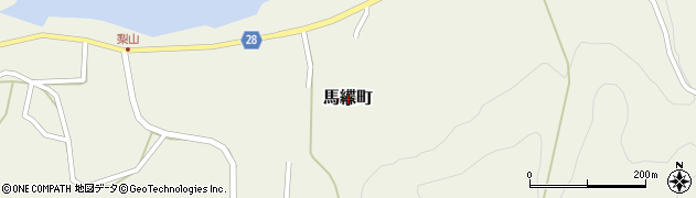 石川県珠洲市馬緤町周辺の地図