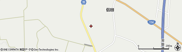 福島県浪江町（双葉郡）室原（下太夫内）周辺の地図