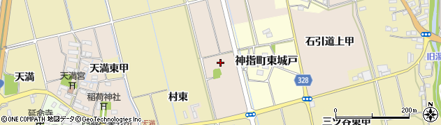 福島県会津若松市神指町大字黒川（三ツ谷西）周辺の地図