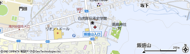 福島県会津若松市一箕町大字八幡（弁天下）周辺の地図