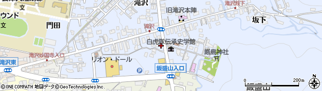 福島県会津若松市一箕町大字八幡（牛ケ墓乙）周辺の地図