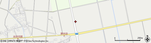 福島県会津若松市北会津町本田（銀山道下）周辺の地図