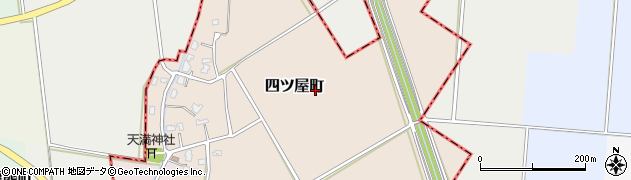 新潟県長岡市四ツ屋町周辺の地図