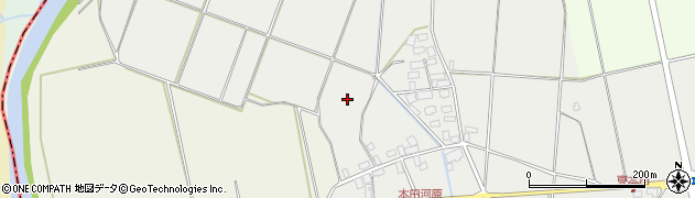 福島県会津若松市北会津町本田（西川原）周辺の地図