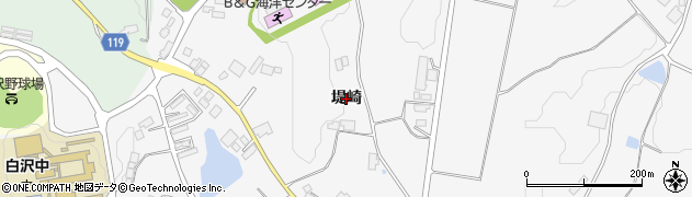 福島県本宮市白岩（堤崎）周辺の地図