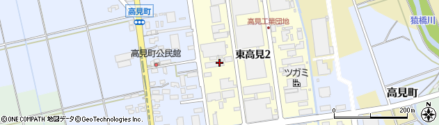 新潟県長岡市東高見2丁目周辺の地図