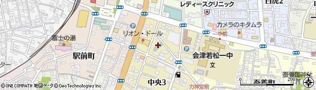 グリーンホテル会津周辺の地図