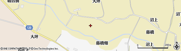 福島県浪江町（双葉郡）藤橋（藤橋）周辺の地図