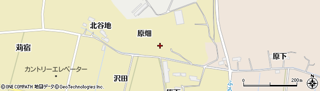 福島県浪江町（双葉郡）苅宿（原畑）周辺の地図