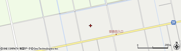 福島県会津若松市北会津町下荒井（深屋敷前）周辺の地図