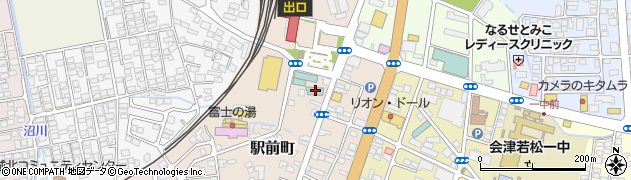 ホテルアルファ－ワン会津若松周辺の地図