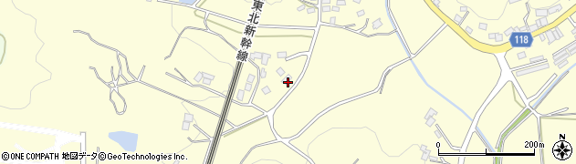 福島県本宮市糠沢葭池周辺の地図