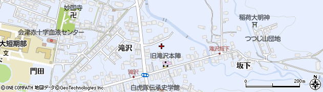 福島県会津若松市一箕町大字八幡周辺の地図