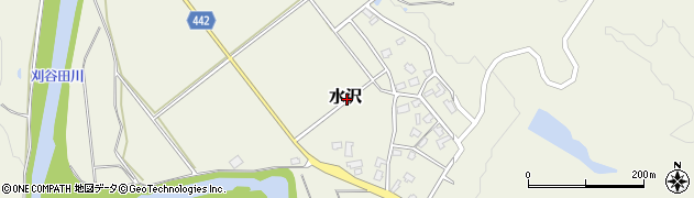 新潟県長岡市水沢周辺の地図