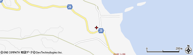 石川県珠洲市三崎町（寺家エ）周辺の地図