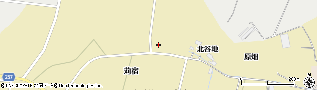 福島県浪江町（双葉郡）苅宿（北谷地）周辺の地図