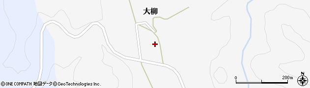 福島県柳津町（河沼郡）大柳（道合甲）周辺の地図