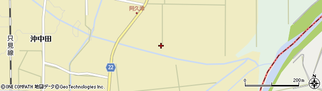 福島県会津美里町（大沼郡）鶴野辺（八幡）周辺の地図