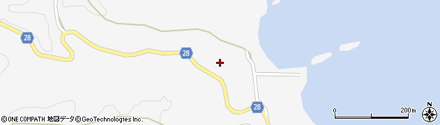 石川県珠洲市三崎町寺家メ周辺の地図