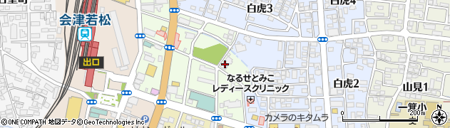 会津乗合自動車株式会社　本社周辺の地図