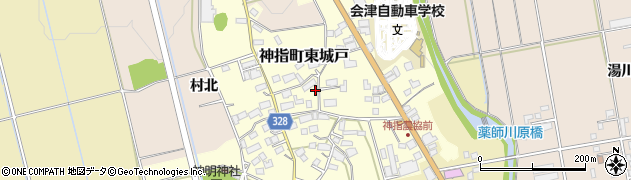 福島県会津若松市神指町東城戸68周辺の地図