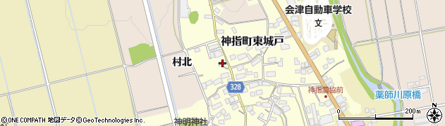 福島県会津若松市神指町東城戸61周辺の地図