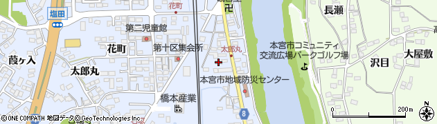 増子材木店周辺の地図