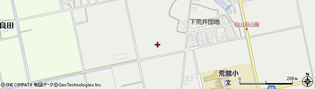 福島県会津若松市北会津町下荒井（田場川）周辺の地図