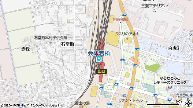 〒965-0041 福島県会津若松市駅前町の地図
