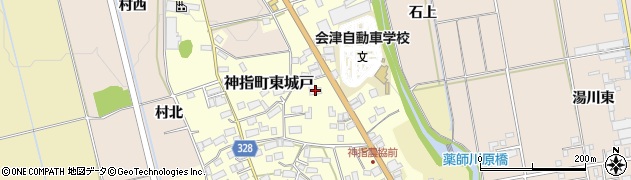 福島県会津若松市神指町東城戸118周辺の地図