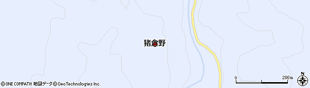 福島県河沼郡柳津町猪倉野周辺の地図