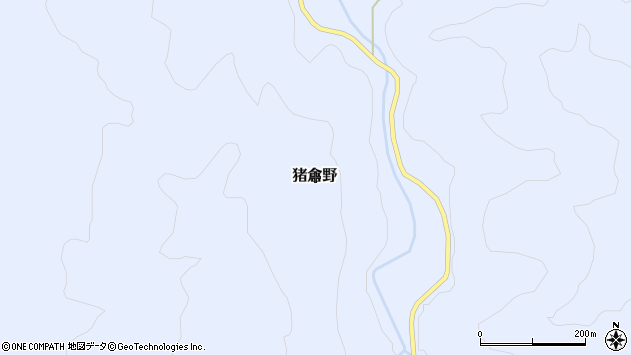 〒969-7204 福島県河沼郡柳津町猪倉野の地図