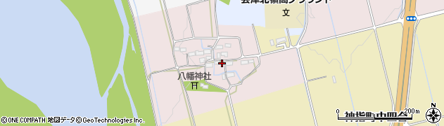 福島県会津若松市神指町如来堂周辺の地図
