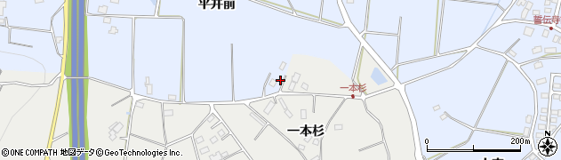 福島県本宮市本宮平井517周辺の地図