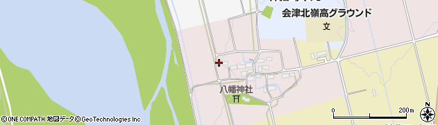 福島県会津若松市神指町如来堂1周辺の地図