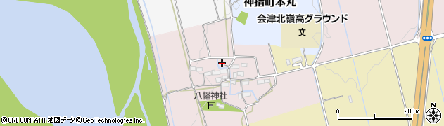 福島県会津若松市神指町如来堂18周辺の地図