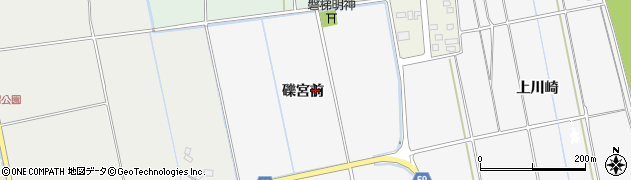 福島県会津若松市北会津町蟹川（礫宮前）周辺の地図
