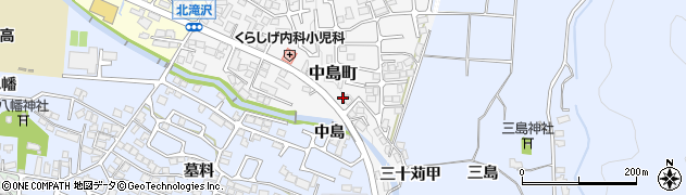 洗濯館中島店周辺の地図