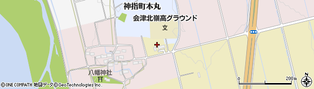 福島県会津若松市神指町大字中四合（村添）周辺の地図