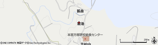 福島県本宮市青田籠池周辺の地図