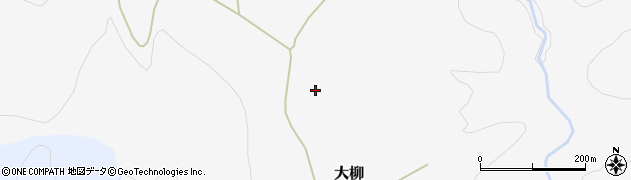 福島県柳津町（河沼郡）大柳（小窪甲）周辺の地図