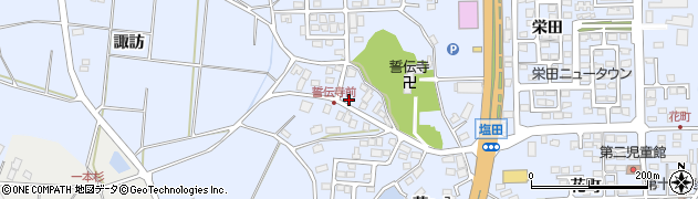 福島県本宮市本宮（南山神）周辺の地図
