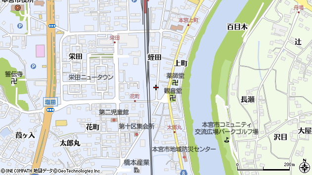 〒969-1135 福島県本宮市本宮土樋の地図