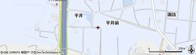 福島県本宮市本宮平井周辺の地図
