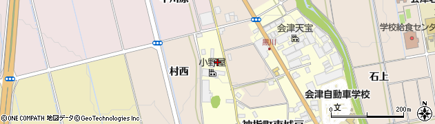 福島県会津若松市神指町東城戸16周辺の地図